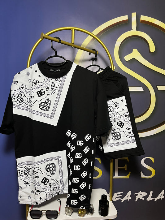 DOLGE GABBANA ÖZEL BASKILI ŞORT TAKIMI YENİ SEZAON